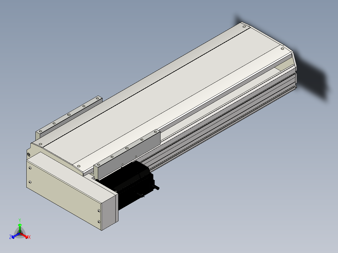 Toyo东佑达直线模组-ETH22-450-BL-750W正等轴测图