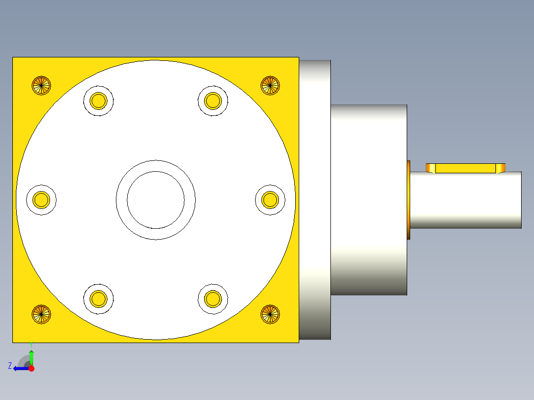 换向器PW90(垂直输出） PLX90-L1 19-70-90-M6.stp右视图