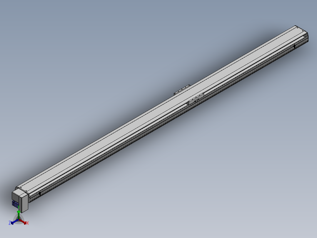 精密模组MT220-L150-3900-RD-M75-C4正等轴测图