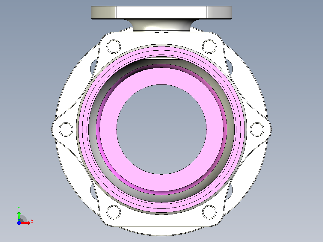 管道手动球阀-水管开关阀-手动阀门MD52C150DN80.BP前视图