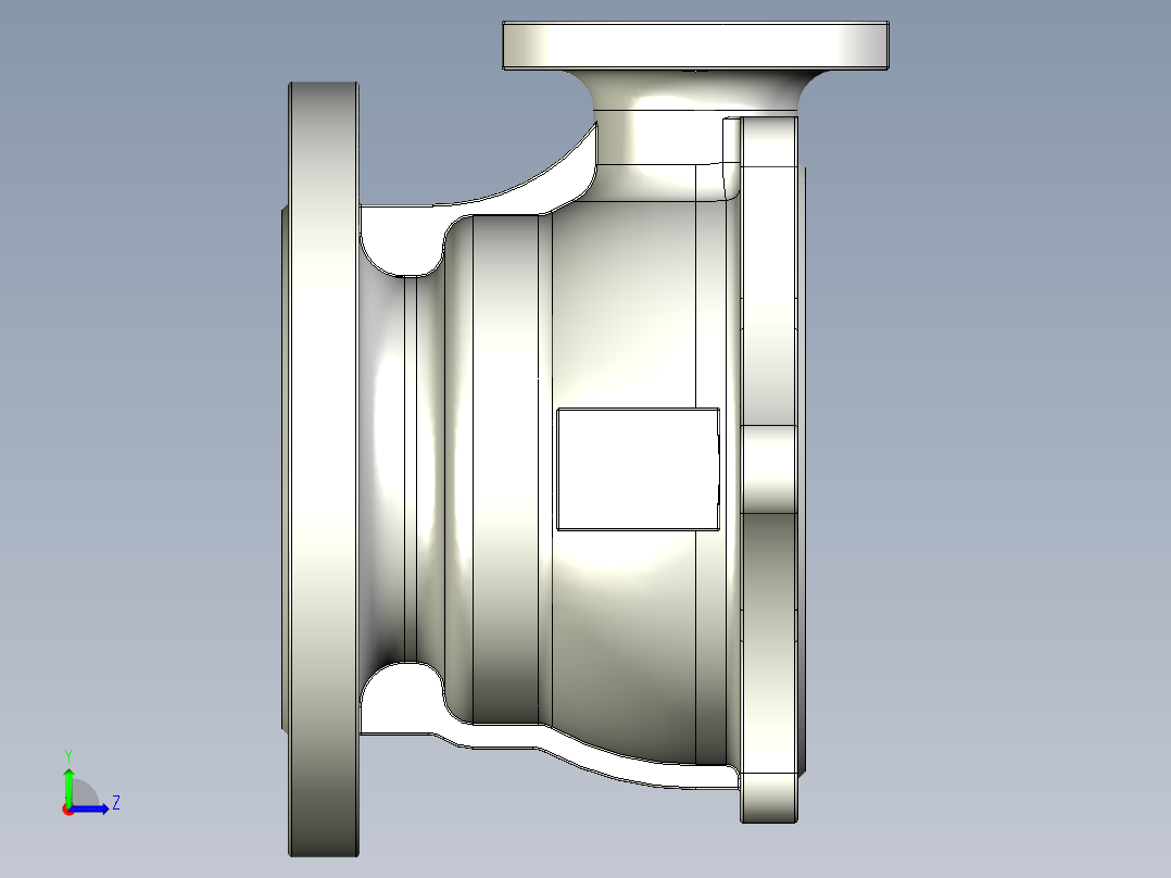 管道手动球阀-水管开关阀-手动阀门MD52C150DN80.BP左视图