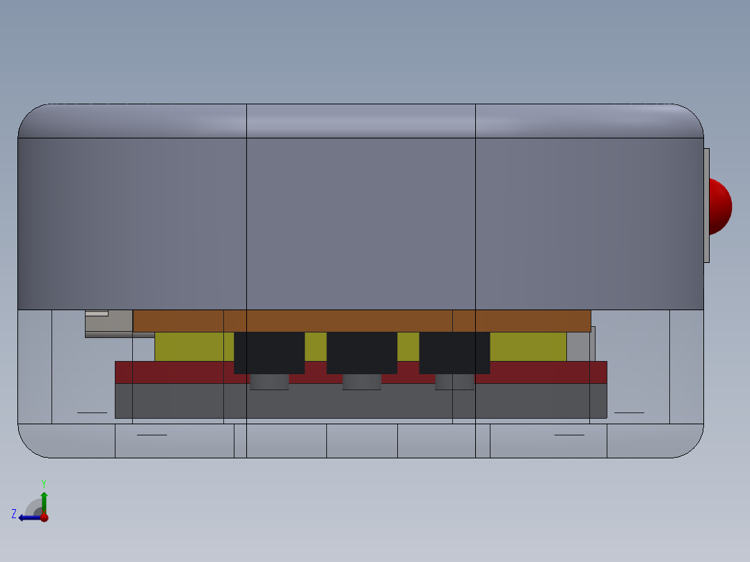 掌上游戏机右视图
