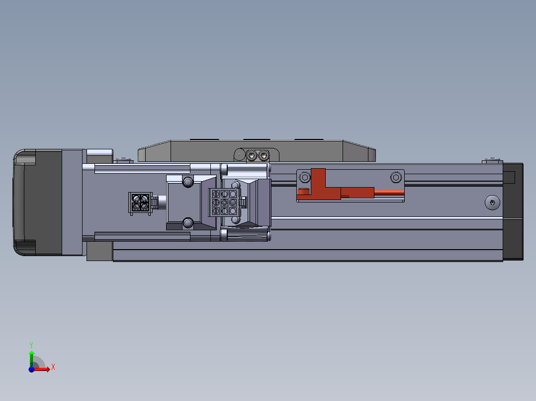 内嵌式直线模组XGG5前视图