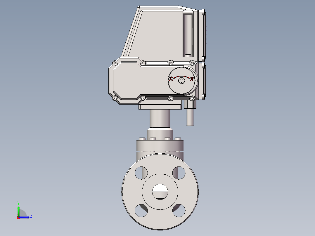 高压自控仪左视图
