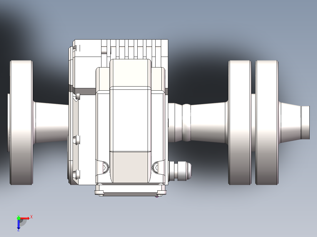 高压自控仪俯视图