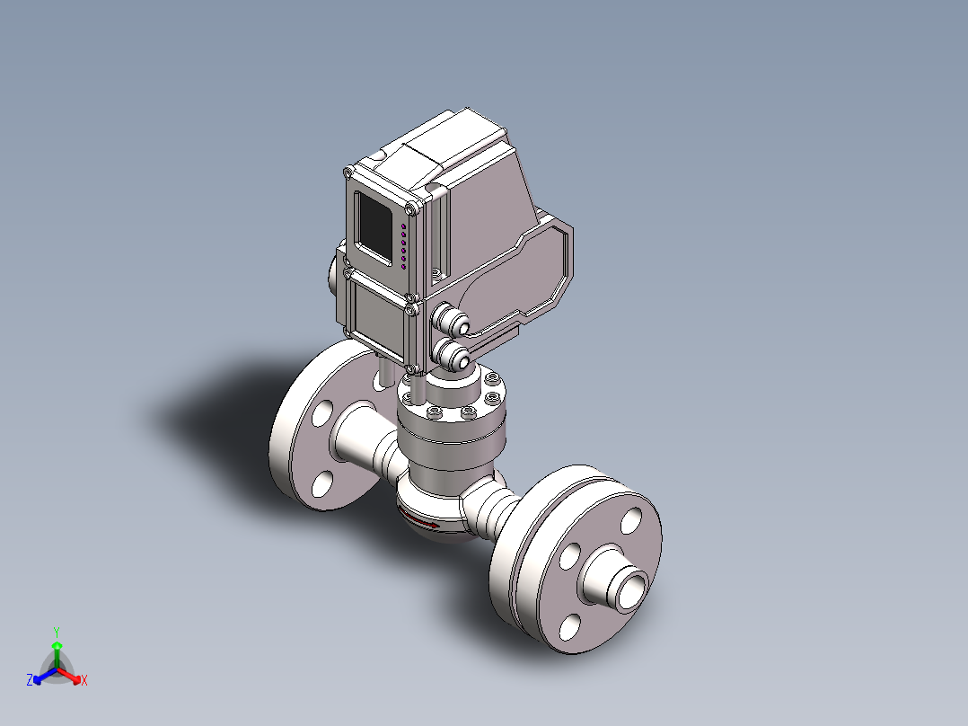 高压自控仪正等轴测图