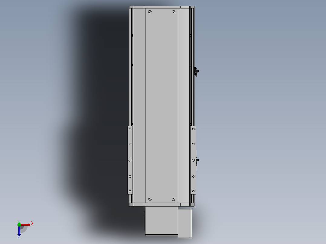精密模组MT220-L150-300-RD-M75-C4俯视图