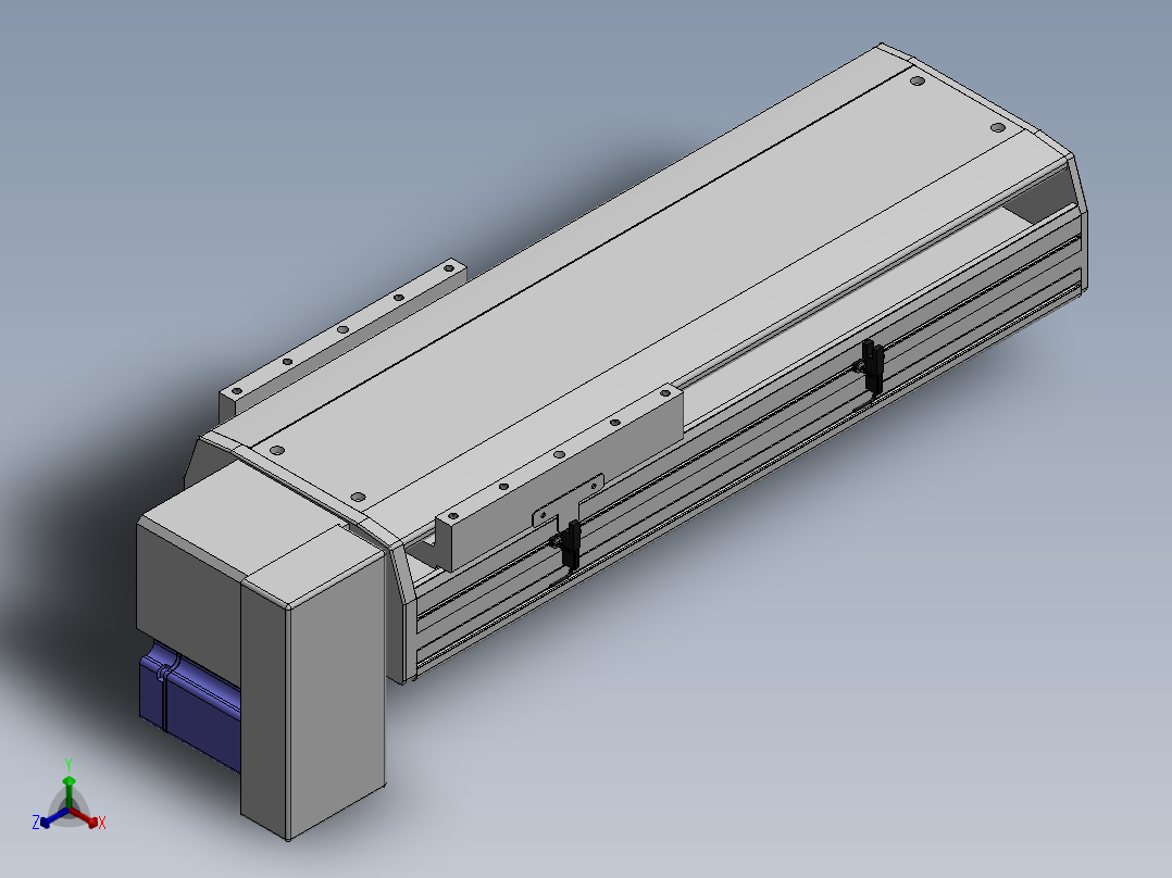 精密模组MT220-L150-300-RD-M75-C4正等轴测图