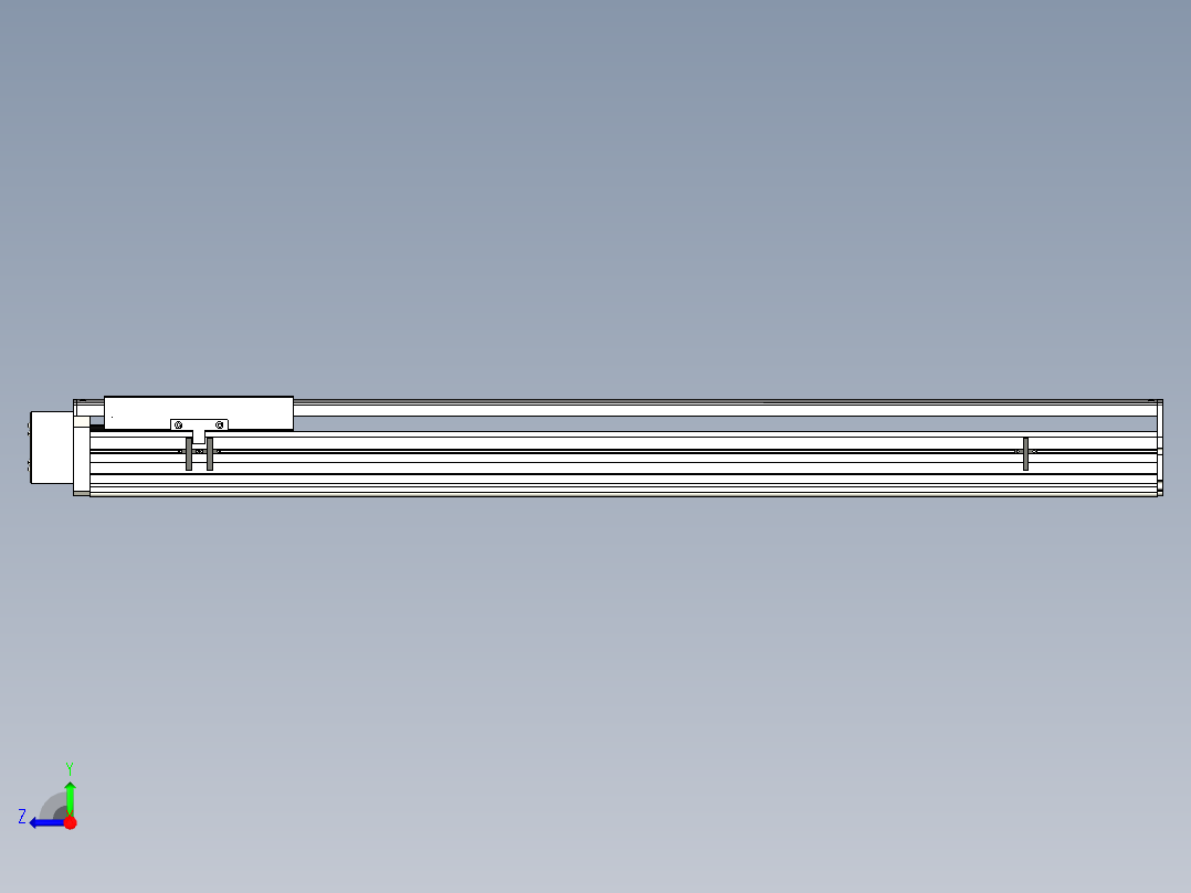 Toyo东佑达直线模组-ETH22-1000-BR-400W+煞車右视图
