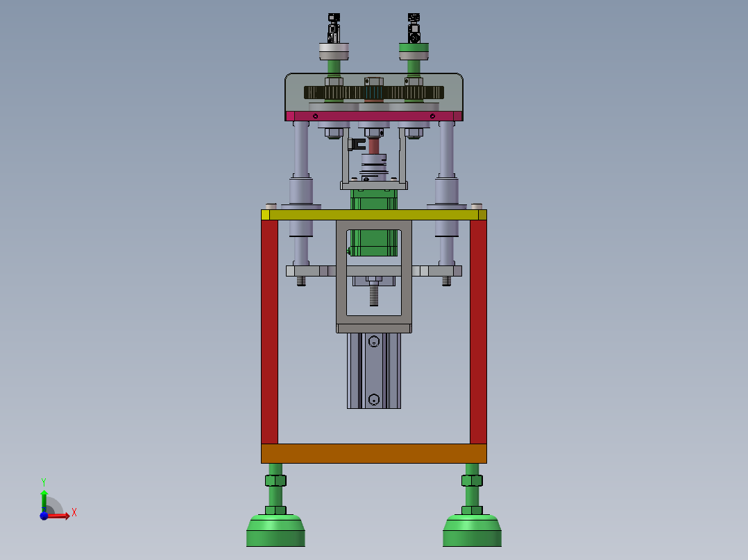 旋转模组测试设备前视图