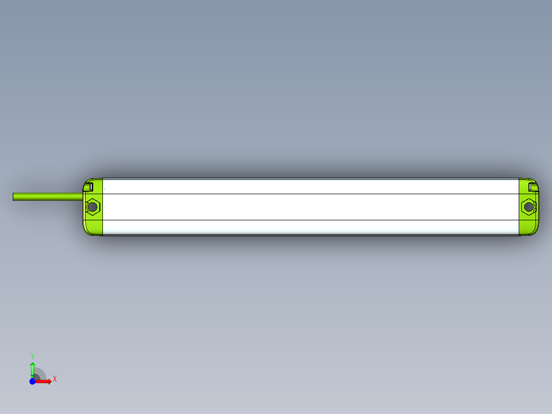 安全_区域传感器H2TLP1020_3D前视图