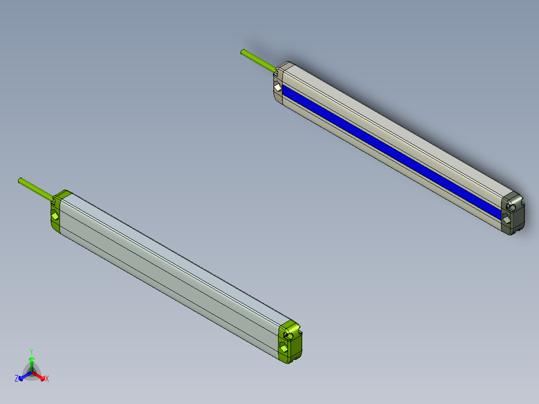 安全_区域传感器H2TLP1020_3D正等轴测图