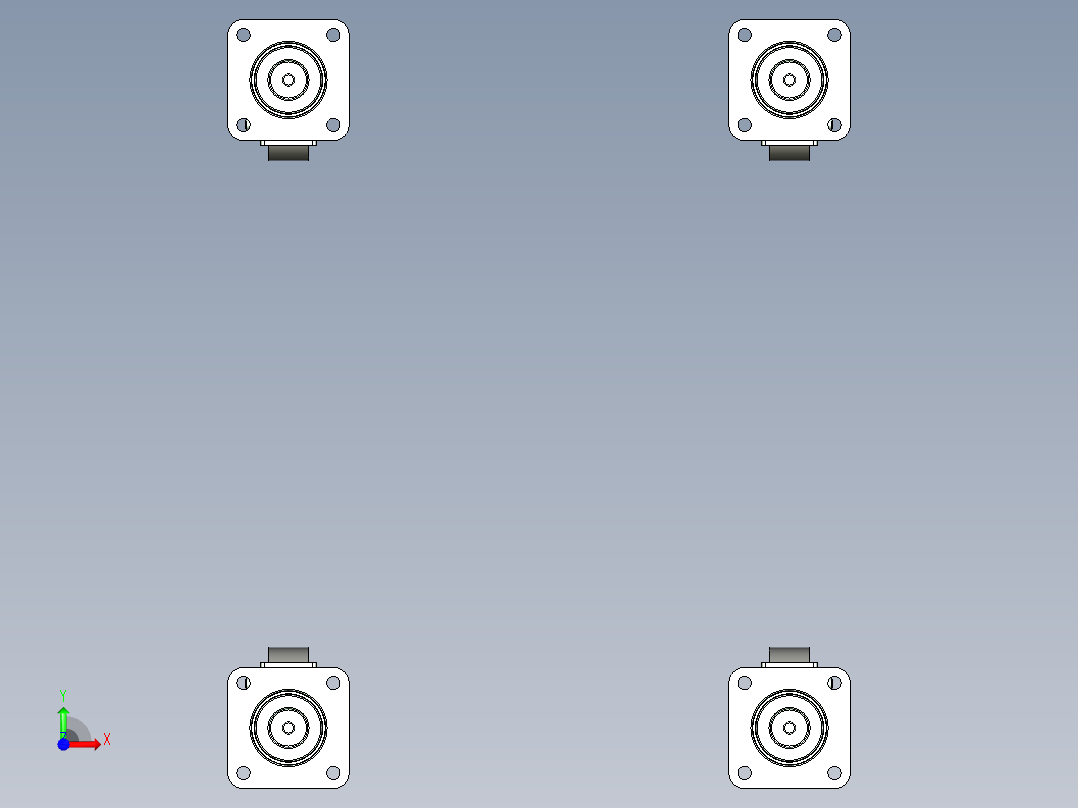 可折叠行李箱前视图