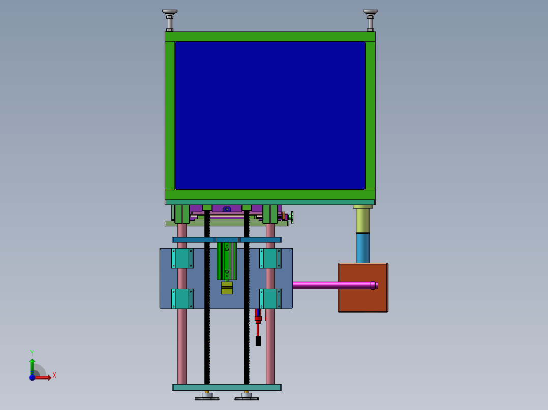 B09-网板印刷设备前视图