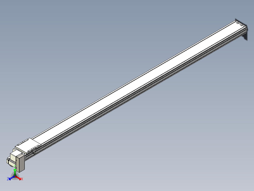 同步带全封闭直线模组TPA-HCB-14D-120-L2450-RP-C-P40-N3主视图