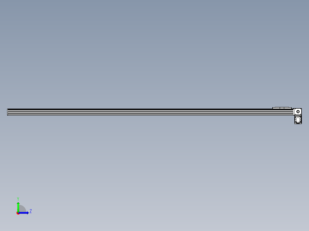 同步带全封闭直线模组TPA-HCB-14D-120-L2450-RP-C-P40-N3左视图