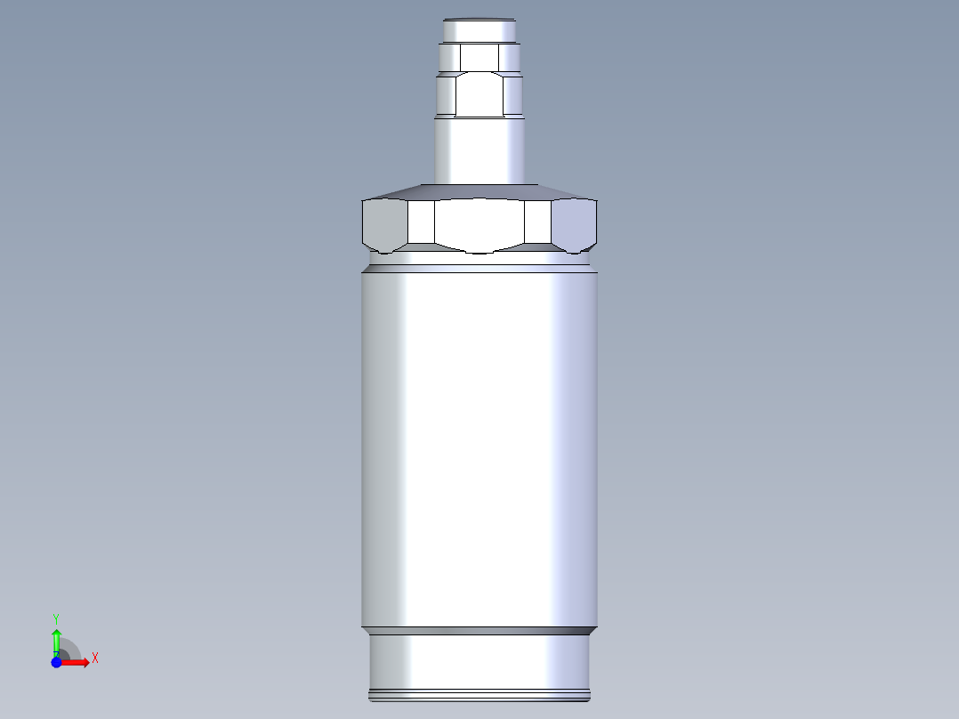 KOSMEKLD0262-xM-E多系列多零件图纸模型前视图