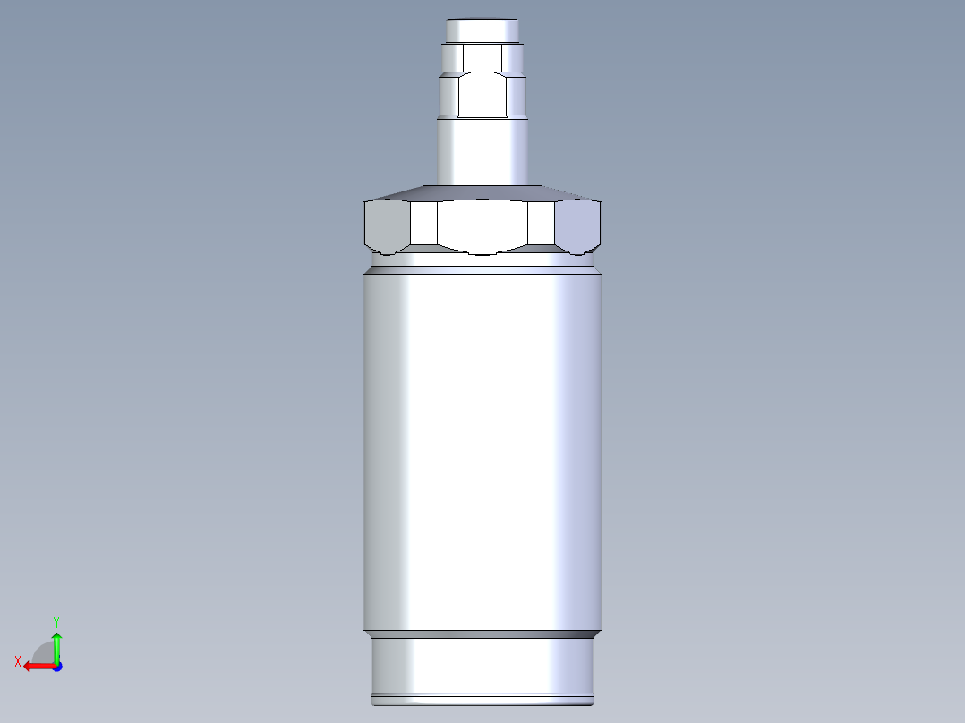 KOSMEKLD0262-xM-E多系列多零件图纸模型后视图