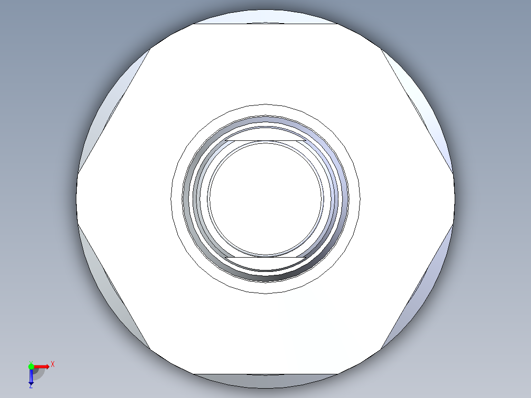 KOSMEKLD0262-xM-E多系列多零件图纸模型俯视图