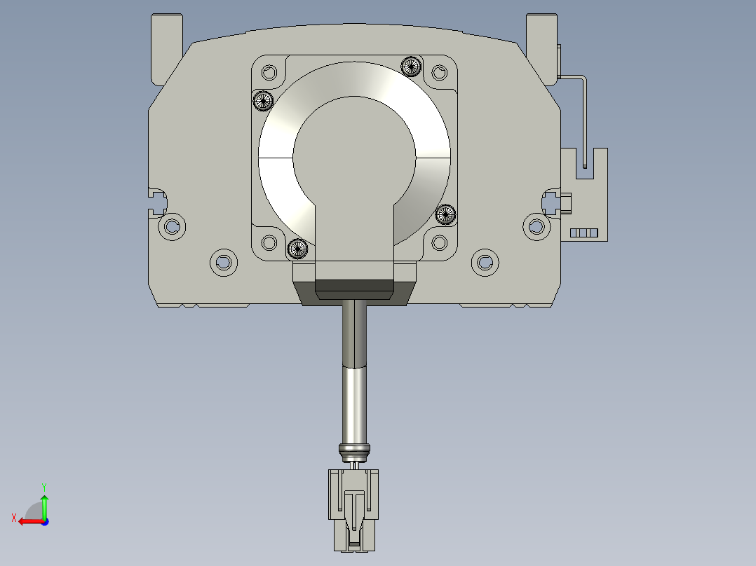 东锦丝杆传动-直线滑台模组DH120-C-250-BC-P400W-C3后视图