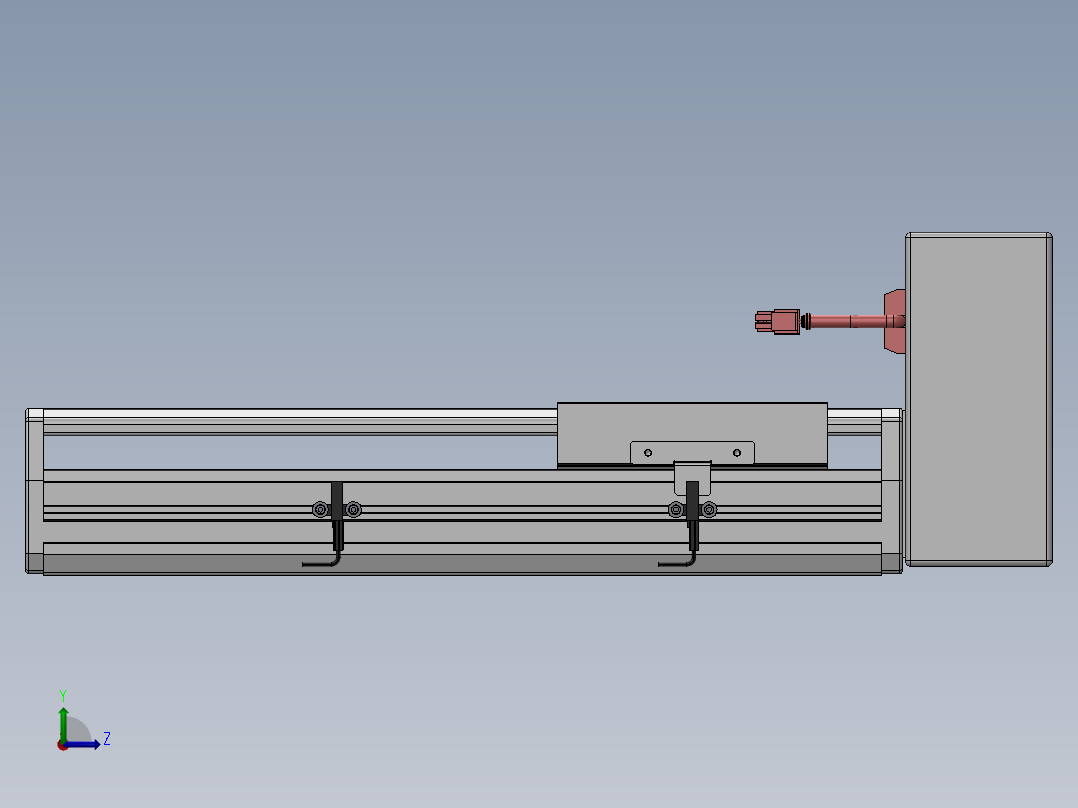 精密模组MT170-L125-200-LU-M75-C4左视图