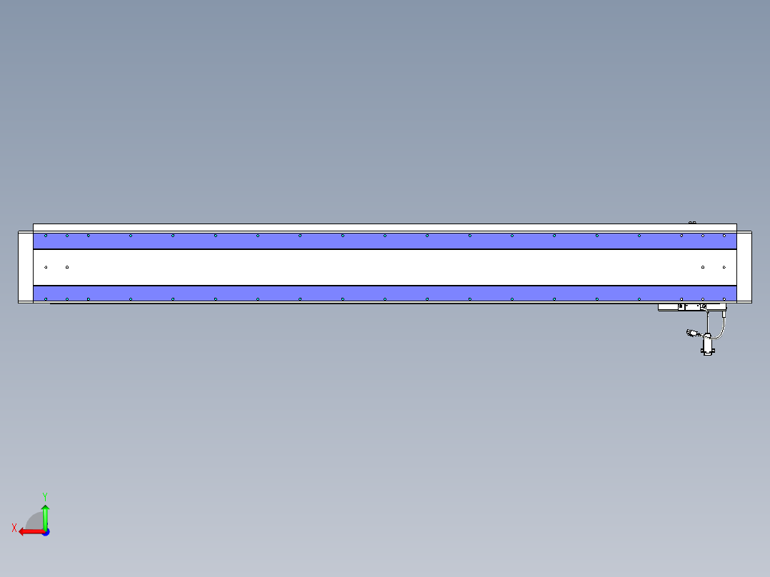 威洛博VL系列直线电机模组-VL17E2-S1450后视图