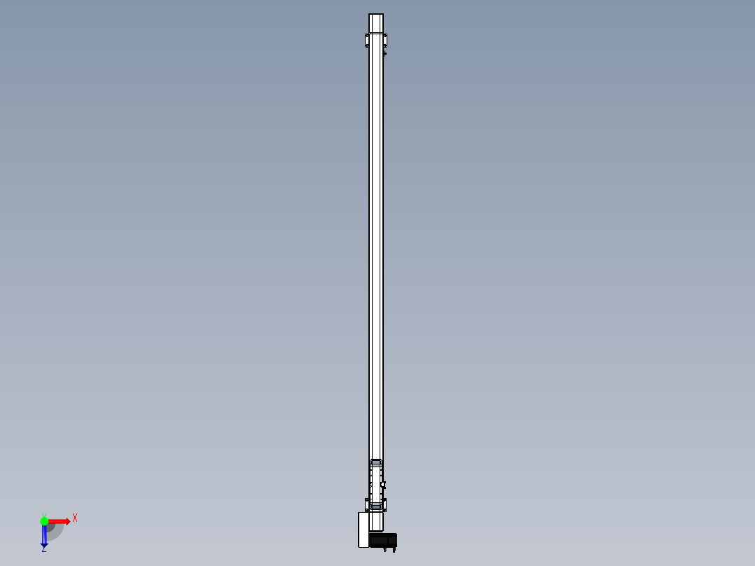 Toyo东佑达直线模组-M65-S-X52-1900-L-M40-C4俯视图