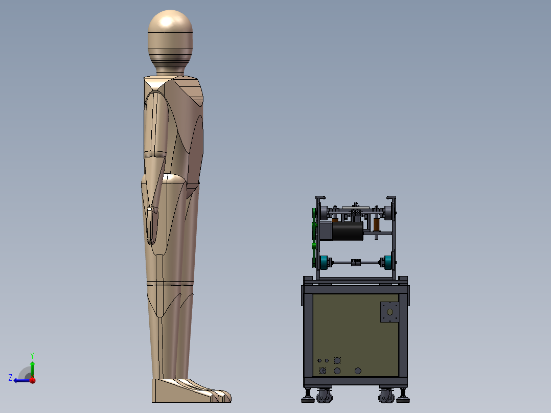 苹果电池产品传送机右视图