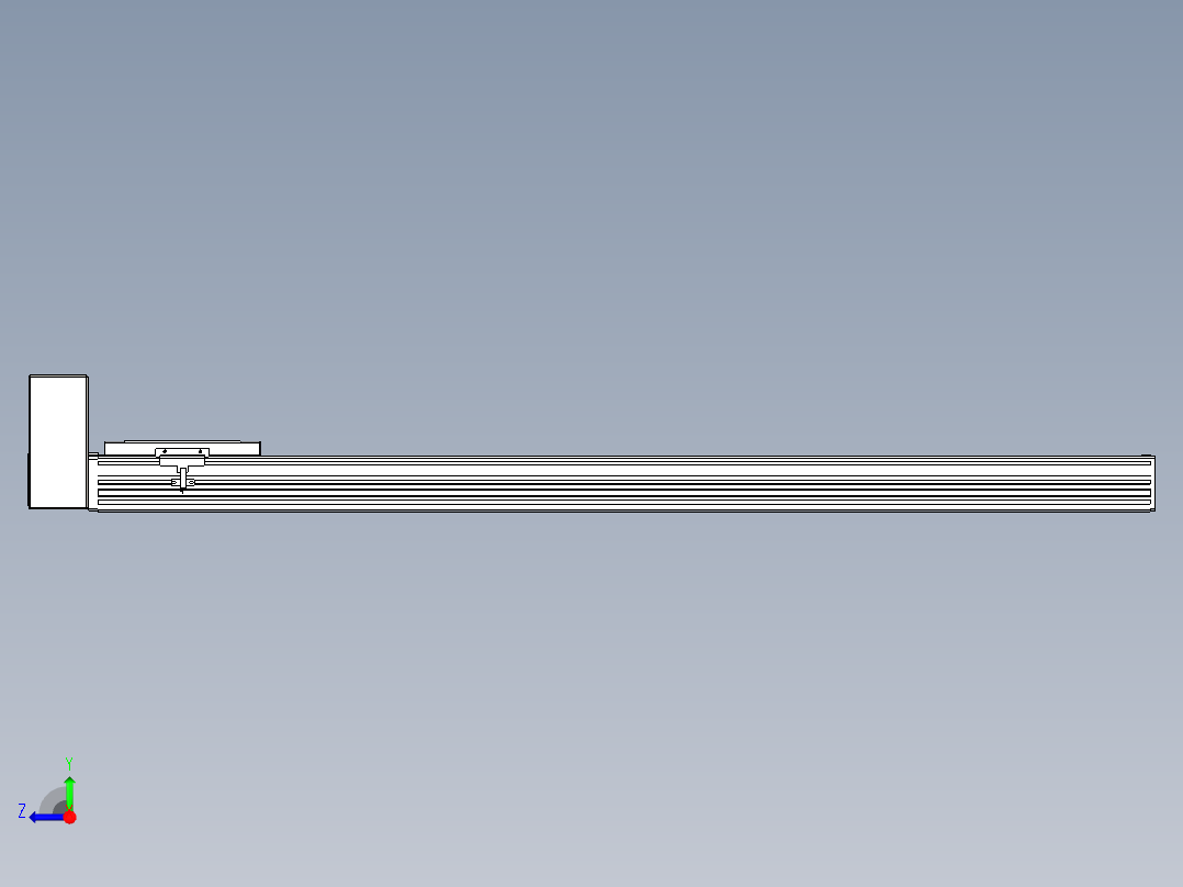 同步带全封闭直线模组TPA-HCB-120D-90-L950-RU-C-P40-N3右视图