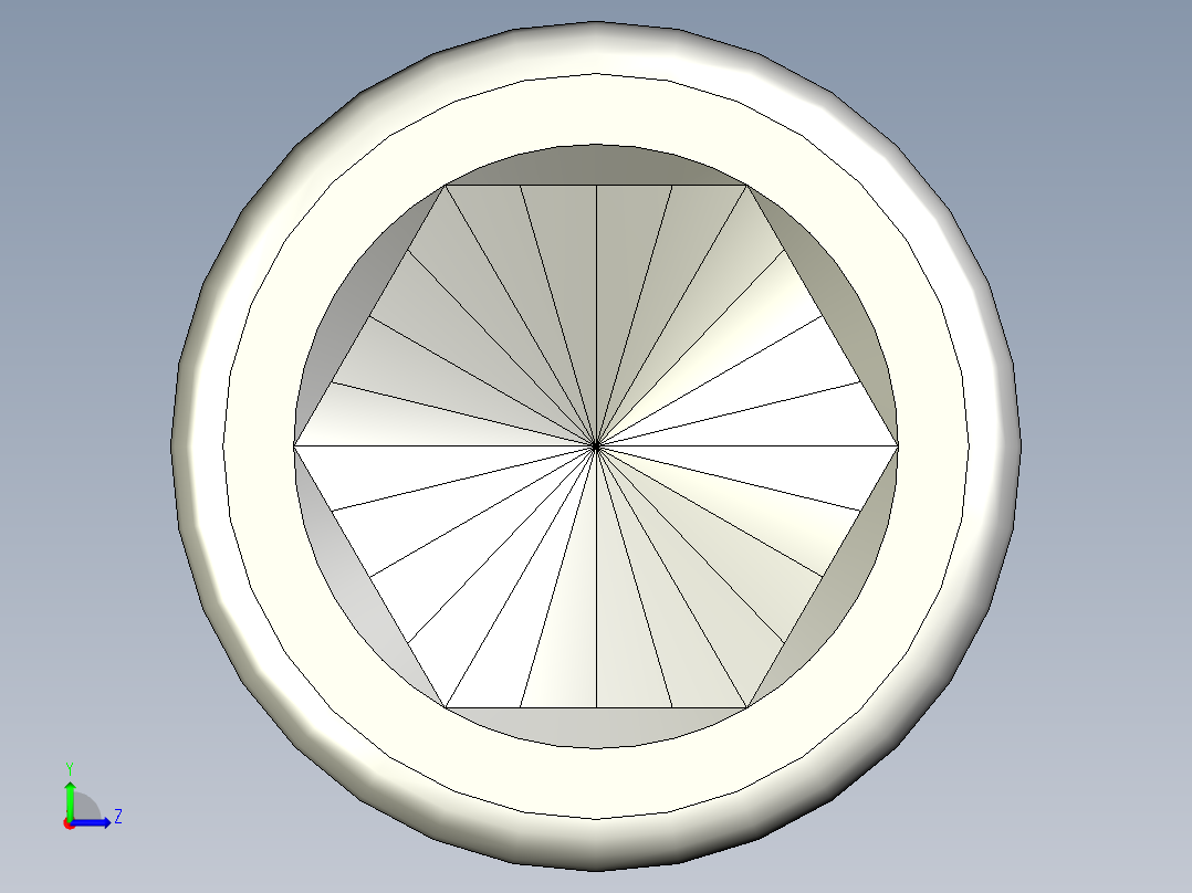 内六角螺钉-BOLT-M8-55-36-8-13-8-R0.8.stp左视图