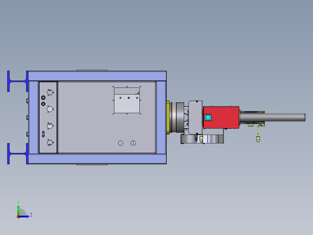 F949 冲床自动上下料机械手左视图