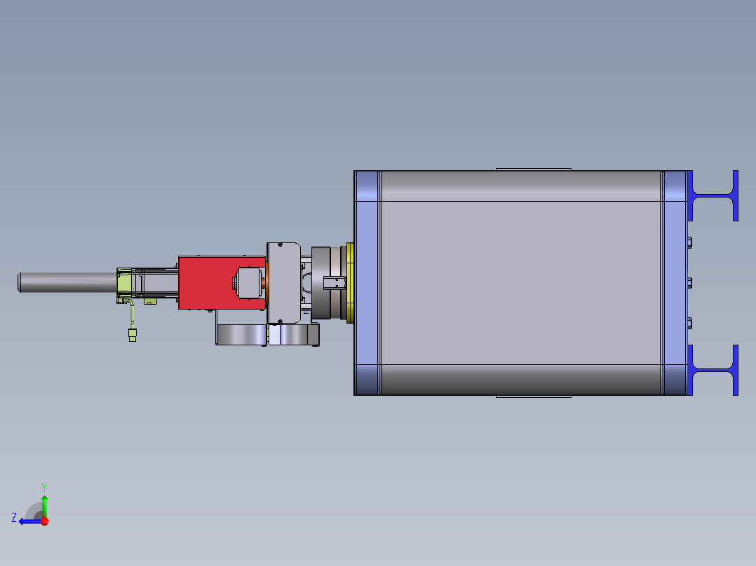 F949 冲床自动上下料机械手右视图