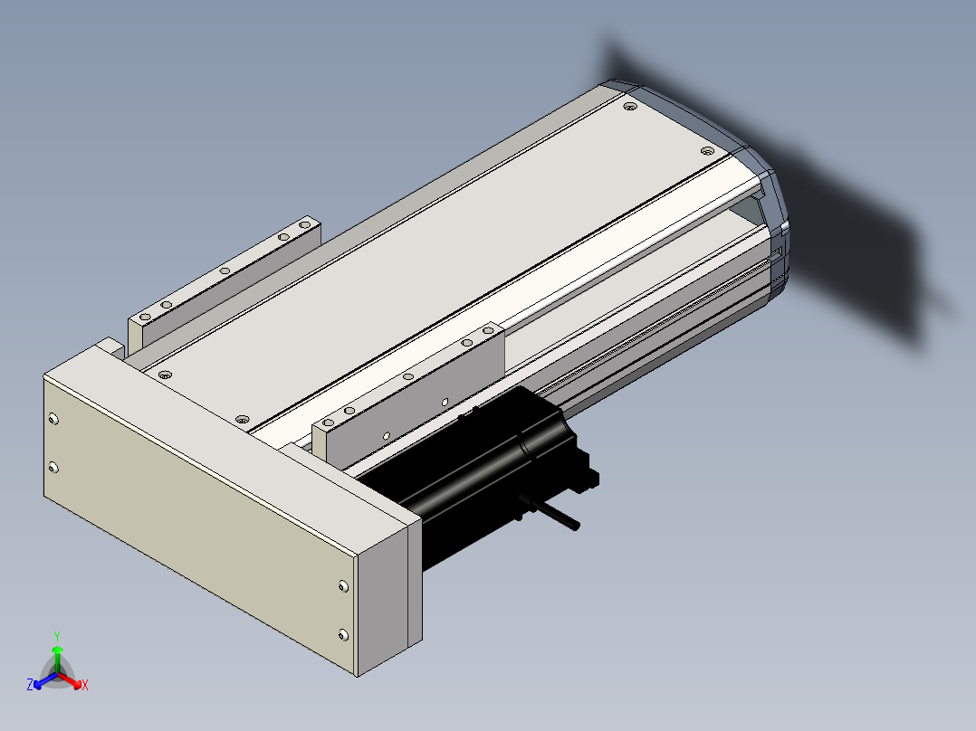 Toyo东佑达直线模组-ETH17-200-BL-M40B主视图