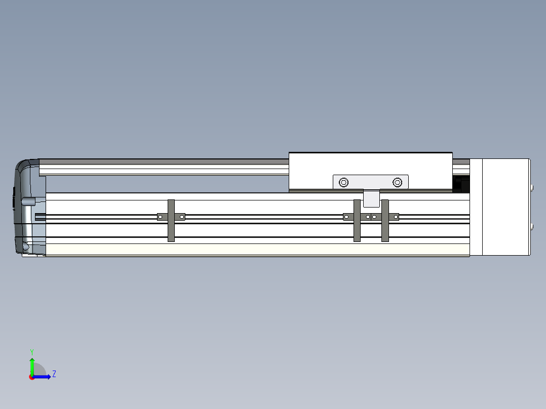 Toyo东佑达直线模组-ETH17-200-BL-M40B左视图