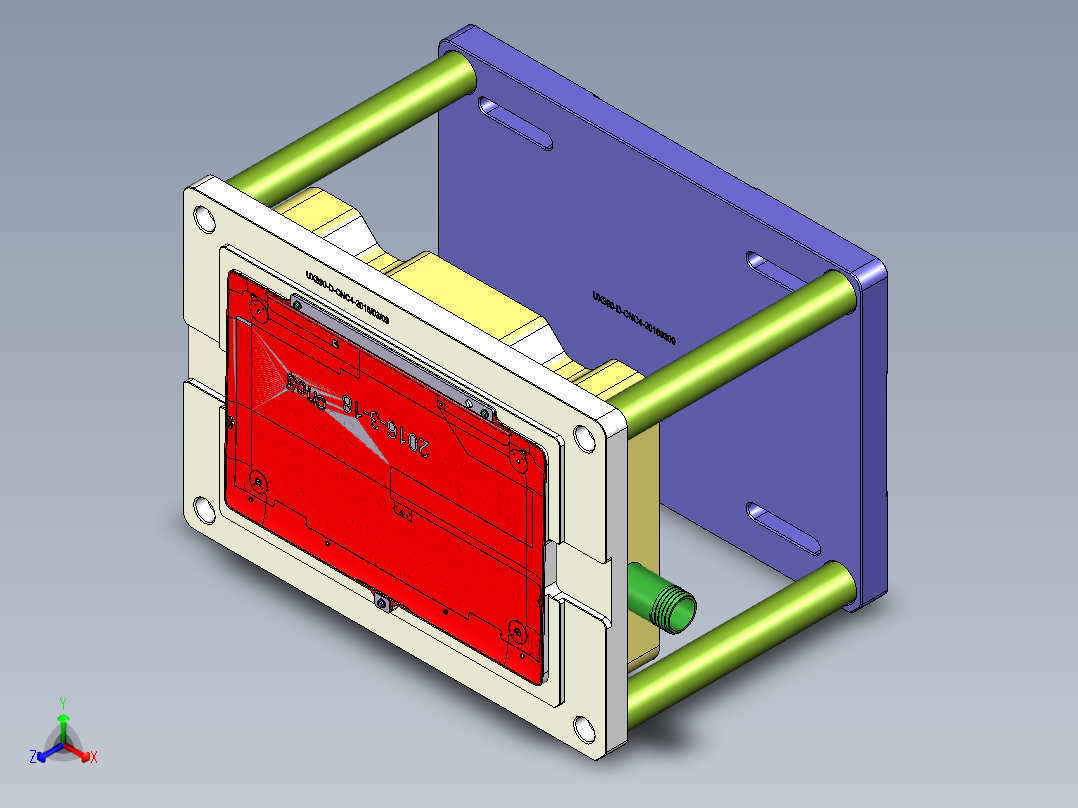 UX390-D-CNC4-0321正等轴测图