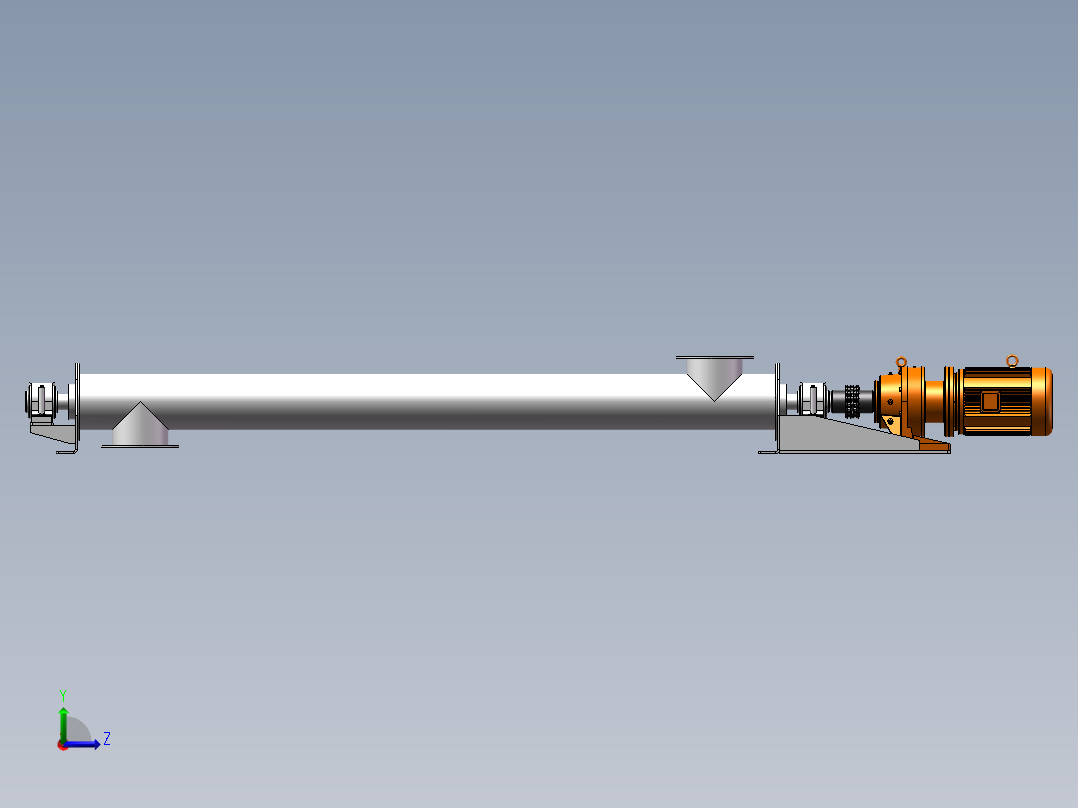 LSL159-2m绞龙 LSS螺旋输送机螺旋输送机 964161左视图