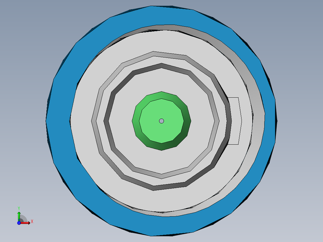FC connector光纤跳线前视图