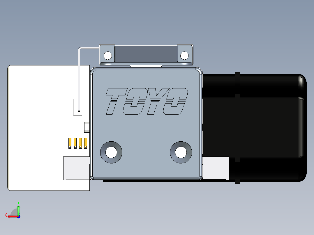 Toyo东佑达直线模组-M65-S-3300-R-M40-C4后视图
