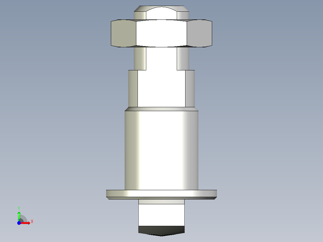 管道手动球阀-水管开关阀-手动阀门395_02_E_1_bolt前视图