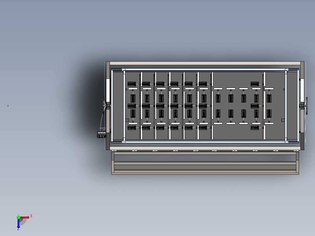 机翼装配工作台俯视图