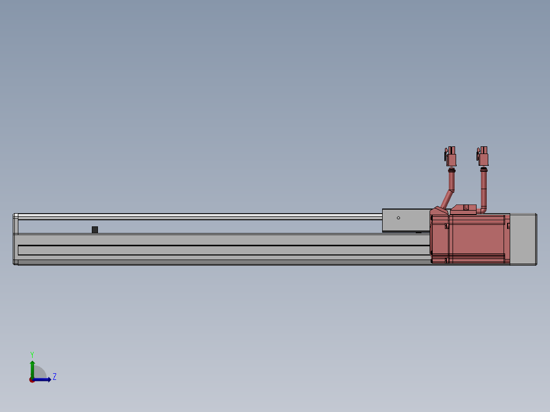 精密模组MY120-T10-400L-BR-P20B-C4-C左视图