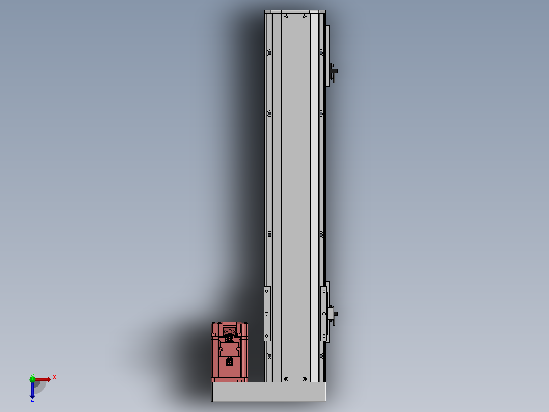 精密模组MY120-T10-400L-BR-P20B-C4-C俯视图
