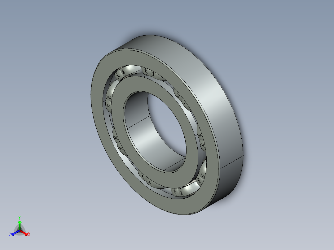 摆线钢球造型主视图