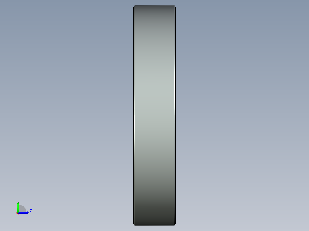 摆线钢球造型左视图