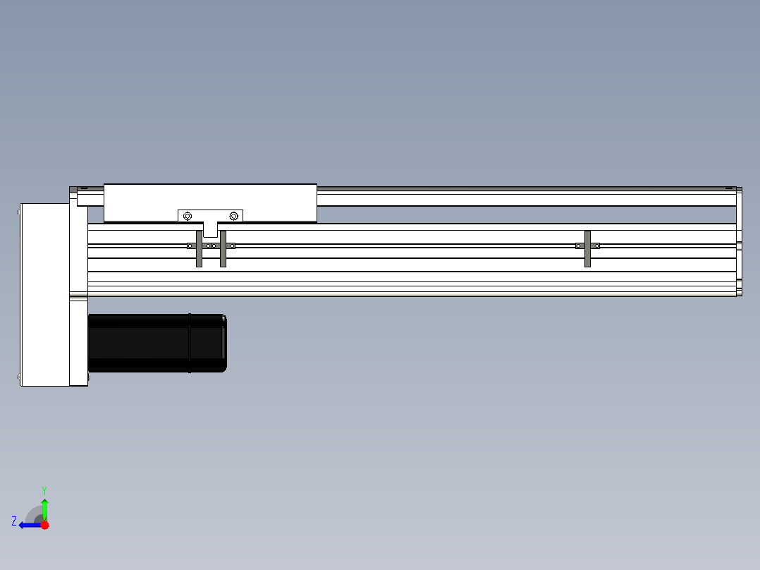 Toyo东佑达直线模组-ETH22-400-BM-400W+煞車右视图