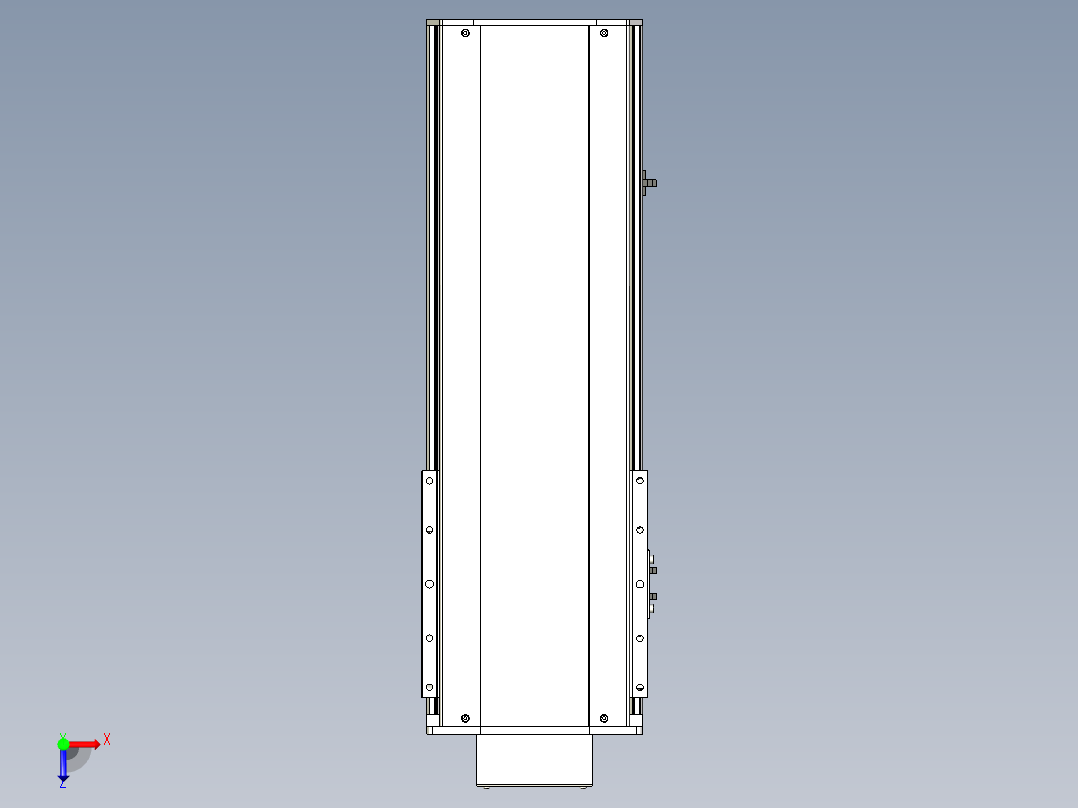 Toyo东佑达直线模组-ETH22-400-BM-400W+煞車俯视图