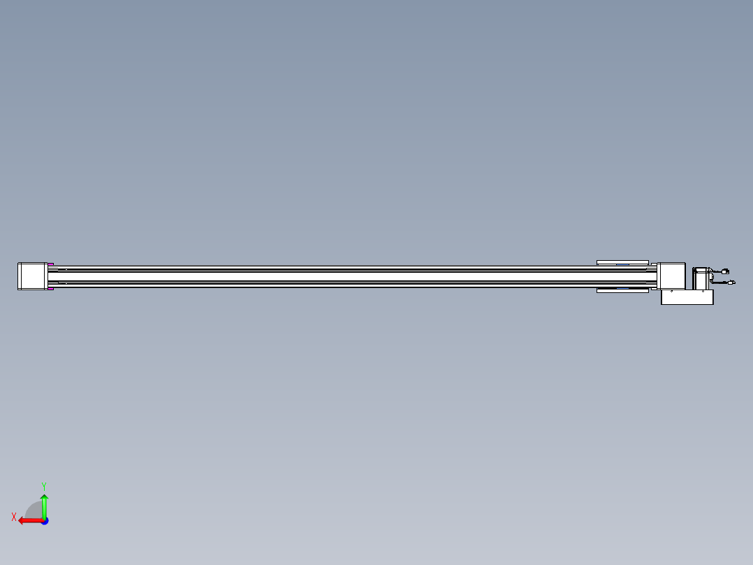 威洛博LB.GB同步带传动--欧规系列GB8-L96-S1900-BL-P40后视图