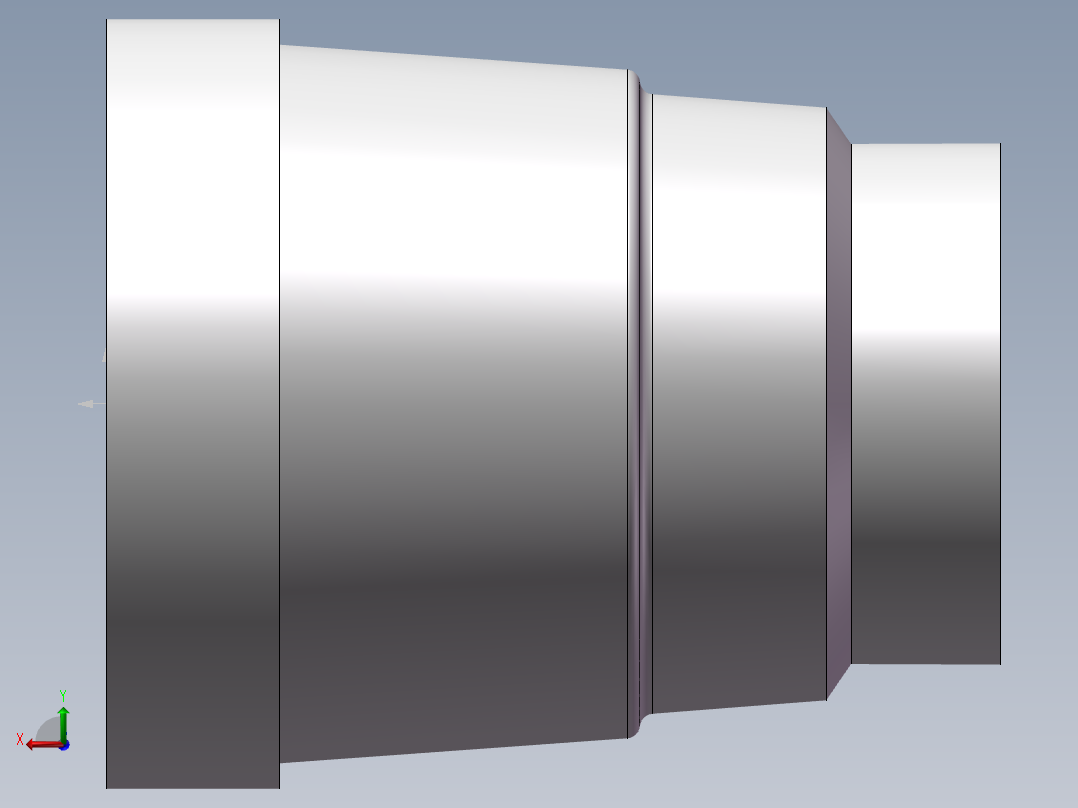 管箍-异径有边 DN20-DN10后视图