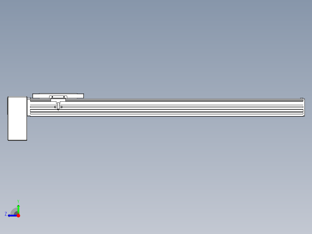 同步带全封闭直线模组TPA-HCB-120D-90-L700-RP-C-P40-N3右视图