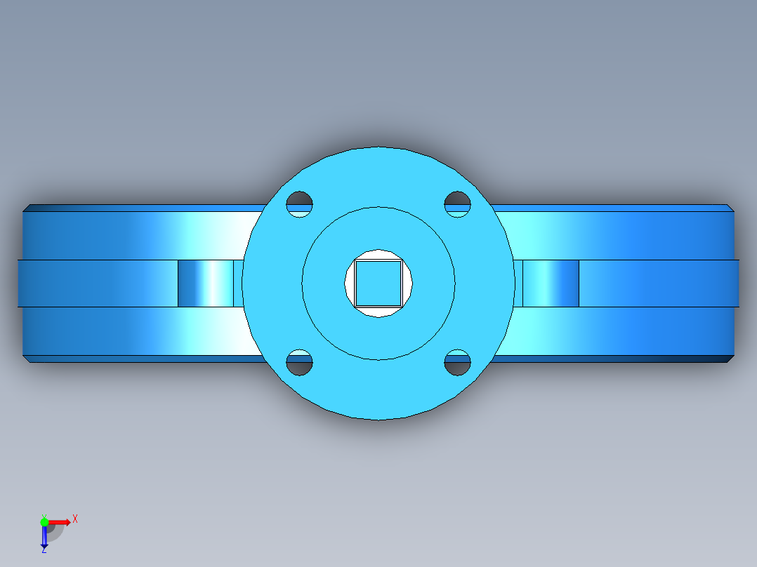 阀门模型WD71X-I_[250]俯视图